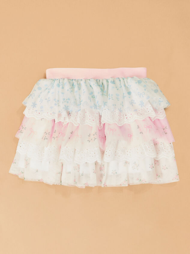 Floral and Lace Tutu Skirt - TULLABEE