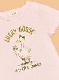 Lucky Goose Graphic Tee Detail 2 - TULLABEE