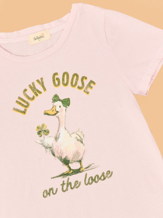 Lucky Goose Graphic Tee Detail 2 - TULLABEE