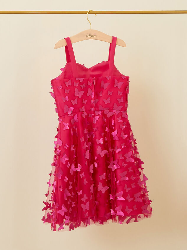 Eliana Youth Butterfly Dress Detail 2 - TULLABEE