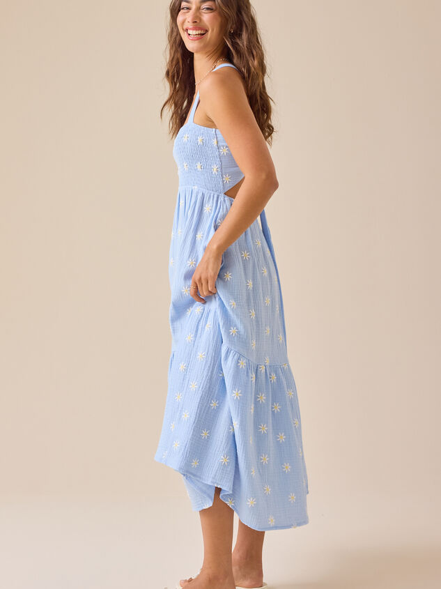 Leilani Floral Maxi Dress Detail 3 - TULLABEE