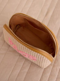 Face Knit Makeup Bag Detail 3 - TULLABEE