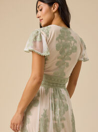 Arissa Floral Embroidered Top Detail 4 - TULLABEE