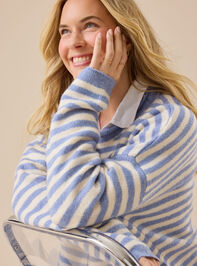 Hollen Striped Sweater Detail 2 - TULLABEE