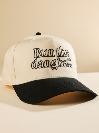 Run The Dang Ball Trucker Hat - TULLABEE