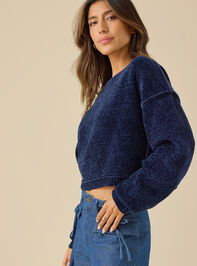 Paulina Boatneck Chenille Sweater Detail 4 - TULLABEE