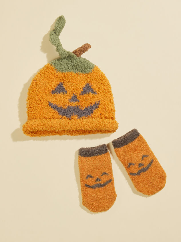 Pumpkin Hat and Socks Set by MudPie - TULLABEE