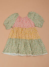 Landon Floral Baby Dress and Headband Set Detail 2 - TULLABEE