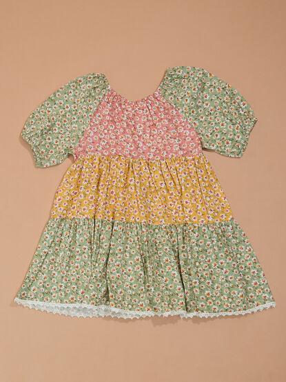 Landon Floral Baby Dress and Headband Set - TULLABEE