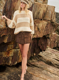 Jane Suede Skort - TULLABEE