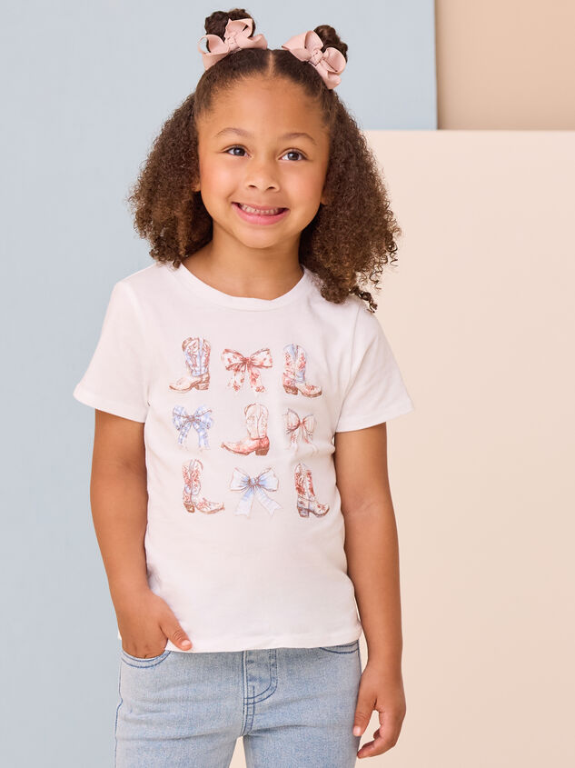Boots and Bows Graphic Tee - TULLABEE