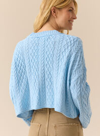 Halle Cable Cardigan Detail 5 - TULLABEE