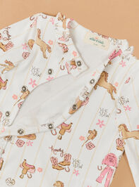 Pink Cowgirl Top and Pants Set Detail 4 - TULLABEE