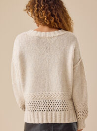 Thea Braided Sweater Detail 4 - TULLABEE