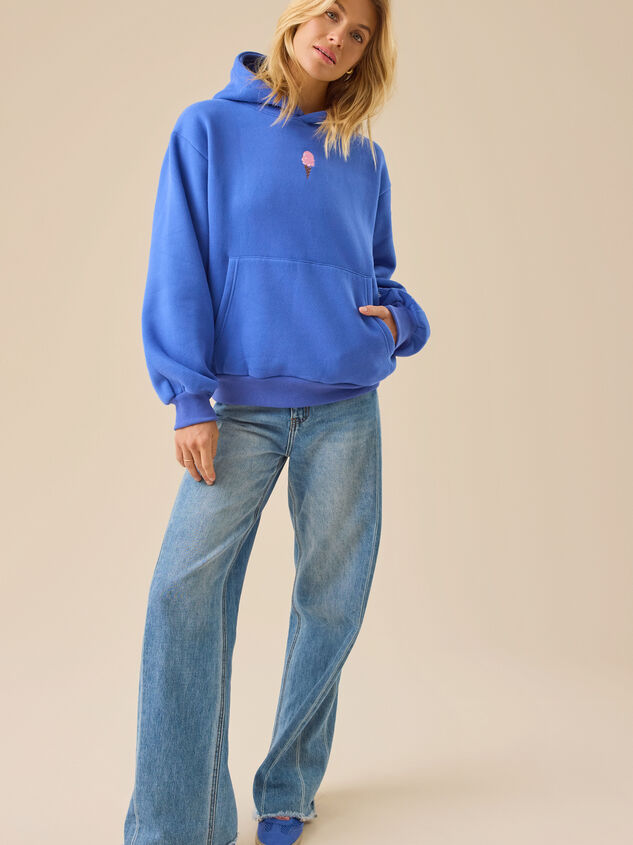 Tomorrow Will Worry About Itself Sweatshirt Detail 5 - TULLABEE