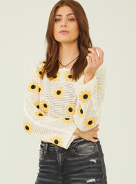 Leila Daisy Crochet Mama Sweater - TULLABEE