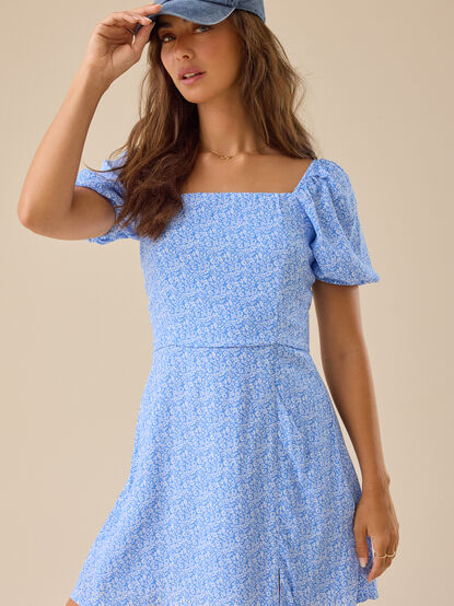Mariah Floral Mini Dress - TULLABEE