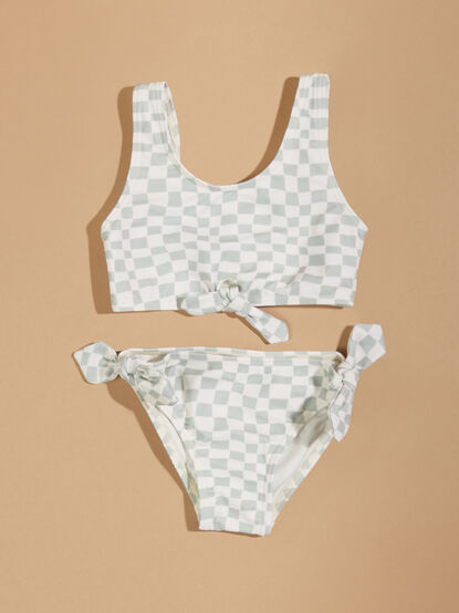 Sayla Checkered Bikini by Rylee + Cru - TULLABEE