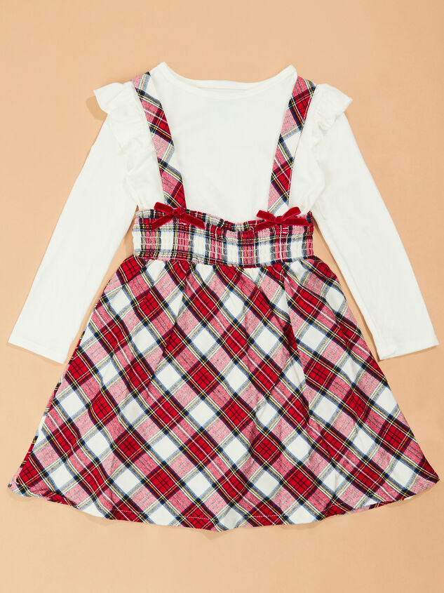 Charlie Baby Plaid Dress Overall with Top - TULLABEE