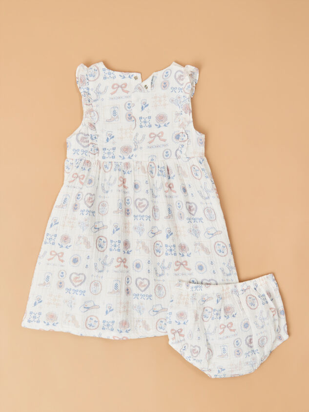 Savannah Western Dress Detail 2 - TULLABEE