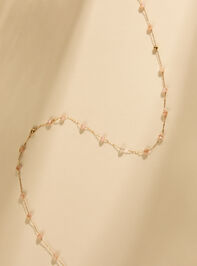 18K Gold Blush Choker Detail 2 - TULLABEE
