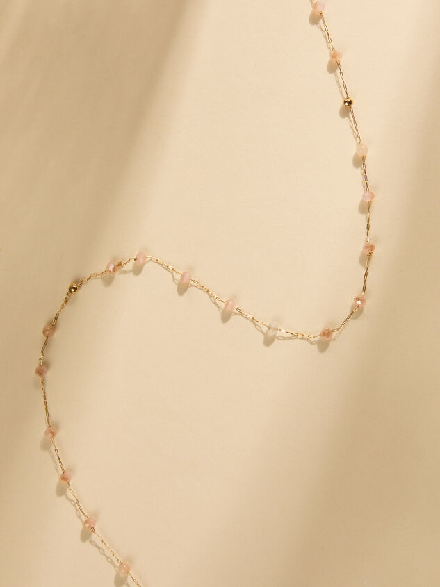 18K Gold Blush Choker Detail 2 - TULLABEE