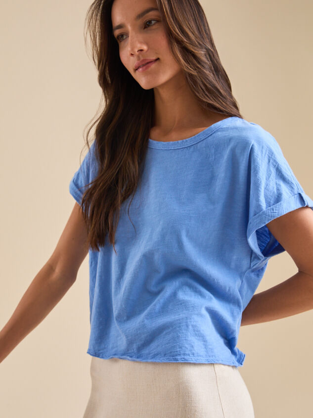 Michaela Boxy Tee Detail 4 - TULLABEE
