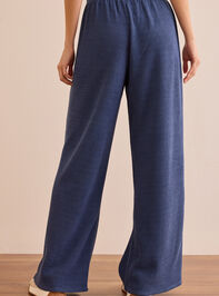 Balanced Ease Ribbed Wide Leg Pants Detail 5 - TULLABEE