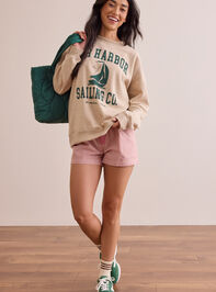 Sailing Co Sweatshirt Detail 2 - TULLABEE