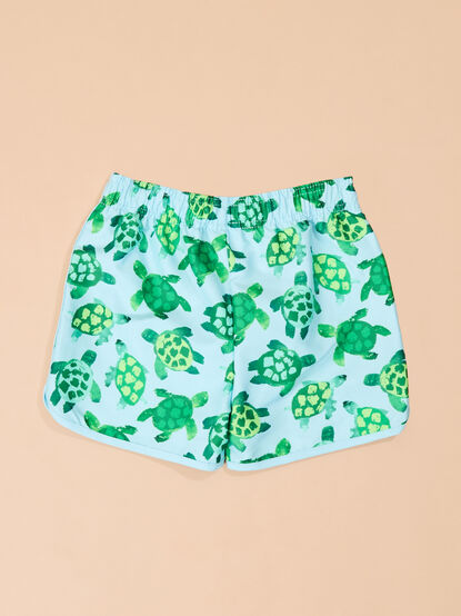 Turtle Printed Trunks by Mud Pie - TULLABEE