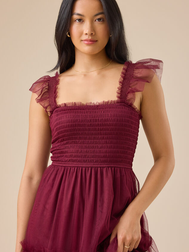 Kenna Tulle Maxi Dress Detail 3 - TULLABEE