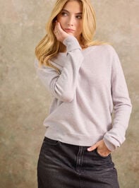 Marigold Cashmere Crew Neck Sweater - TULLABEE