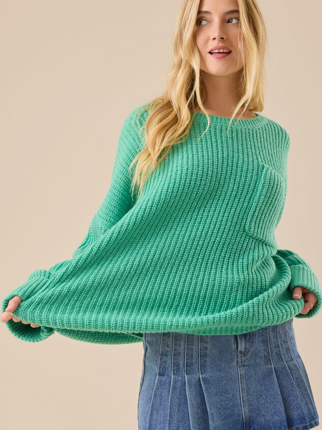 Mavis Pocket Sweater Detail 3 - TULLABEE