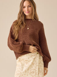 Dora Waffle-Knit Sweater - TULLABEE