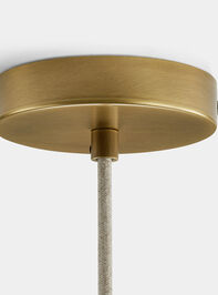 Clara Linen Pendant 18" Detail 5 - TULLABEE