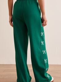 Sweet Bow Straight Leg Pant Detail 5 - TULLABEE