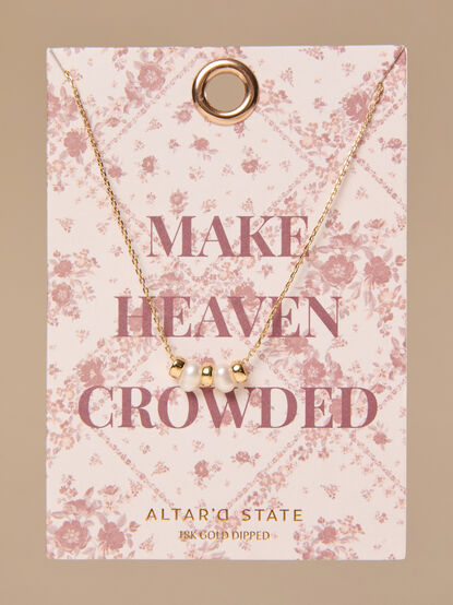 Make Heaven Crowded Pearl Necklace - TULLABEE