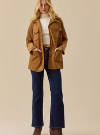 Azura Suede Jacket Detail 2 - TULLABEE