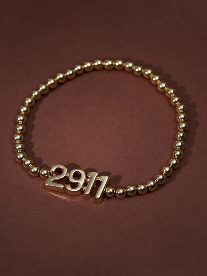 29:11 Gold Bead Bracelet - TULLABEE