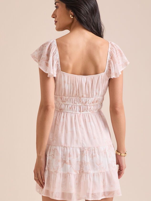 Marisa Floral Mini Dress Detail 4 - TULLABEE