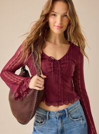 Boston Bell Sleeve Lace Top - TULLABEE