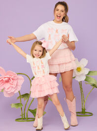 Bunny Bow Graphic Tee Detail 4 - TULLABEE