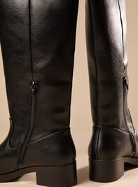 Vienna Square Toe Boot Detail 4 - TULLABEE