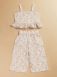 Kayli Wildflower Tank and Pant Set by Rylee + Cru Detail 2 - TULLABEE