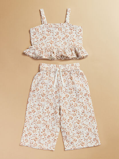 Kayli Wildflower Tank and Pant Set by Rylee + Cru - TULLABEE