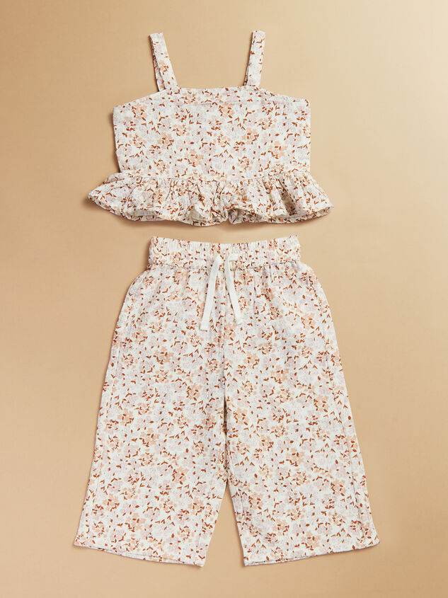 Kayli Wildflower Tank and Pant Set by Rylee + Cru Detail 2 - TULLABEE