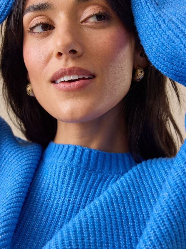 Haille Cropped Sweater Detail 3 - TULLABEE