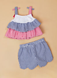 Ysabel Top and Short Toddler Set Detail 2 - TULLABEE