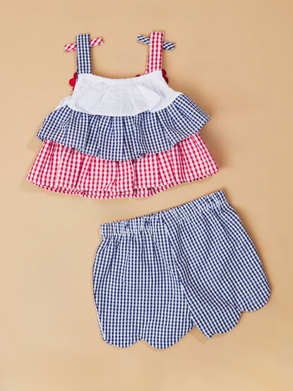 Ysabel Top and Short Toddler Set - TULLABEE