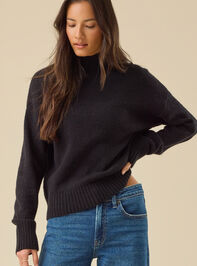 Betty Mock Neck Sweater Detail 3 - TULLABEE